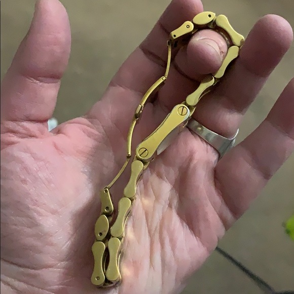 Gucci gold plated 2800L bicycle chain watch - Picture 7 of 14